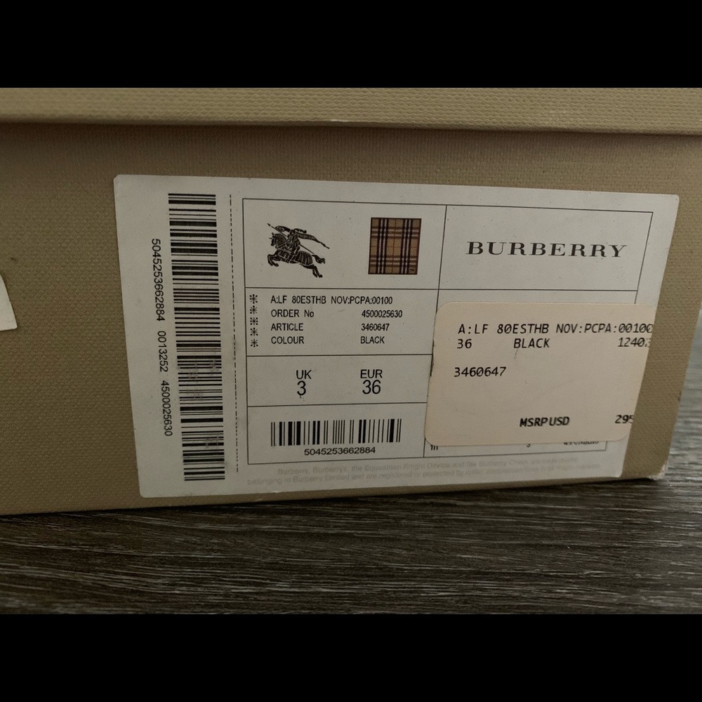 Burberry wedges